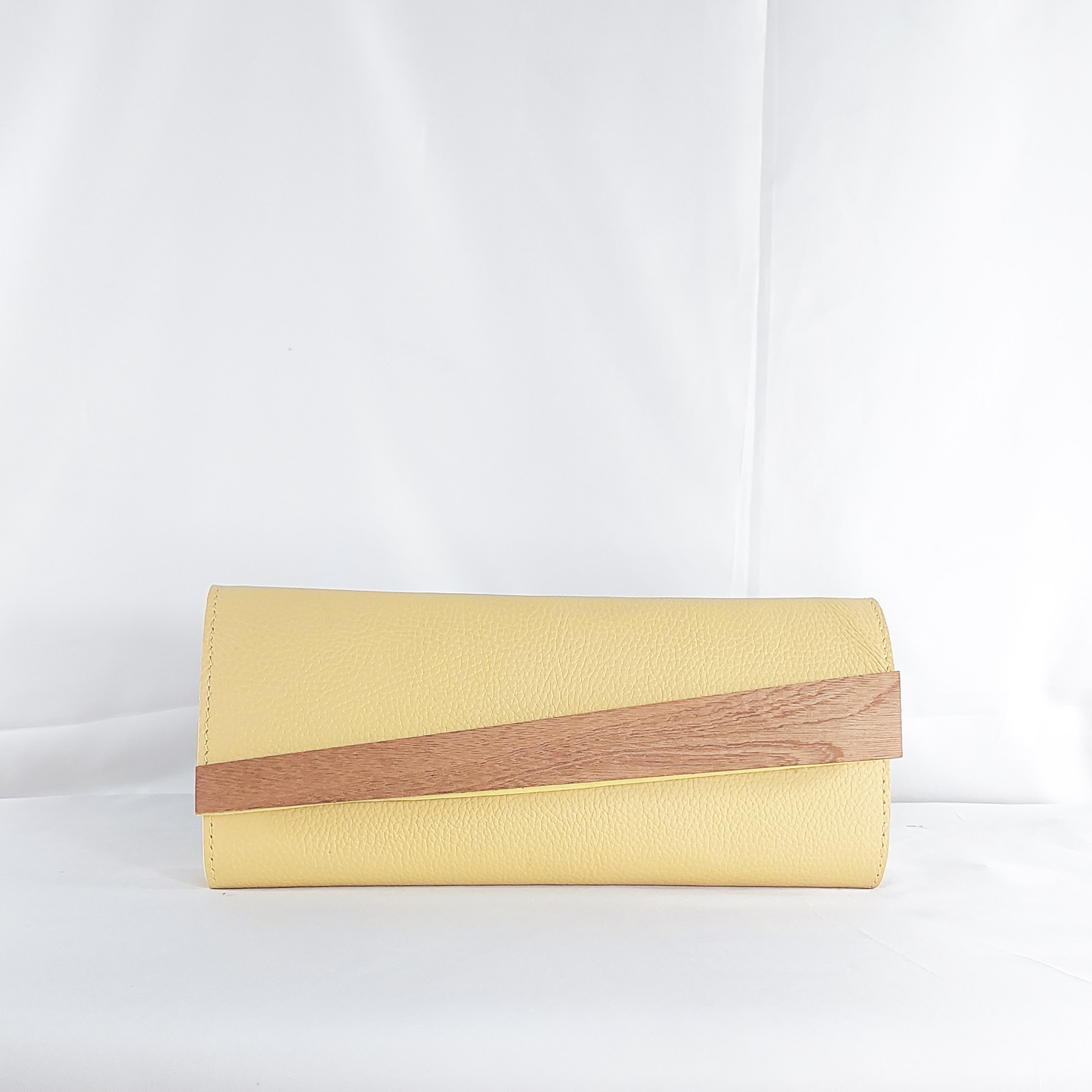 DZIFA MAXI CLUTCH IN BUTTERY YELLOW